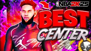 1 BEST Center Build In NBA2K25 [upl. by Laekcim]