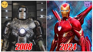 Iron Man Evolution In Movies 20082024  Mr Evolution 20  4k Evolution [upl. by Chitkara942]