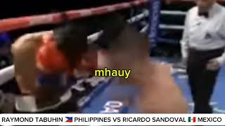 Raymond tabugon 🇵🇭 PHILIPPINES VS RICARDO SANDOVAL 🇲🇽 MEXICO [upl. by Nauaj]