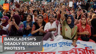 Why are Bangladesh students protesting  The Take [upl. by Manno]