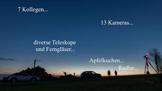 Timelapse vom Astroteam bei der Beobachtung von Komet Neowise [upl. by Ariec285]