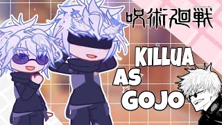 Killuas friends react to Killua as GojoKilluas future is gojo  By part 1 HunterxHunter [upl. by Slohcin]