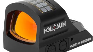 Holosun  hs407cx2 classic open reflex red dot sight 2 moa [upl. by Larue]