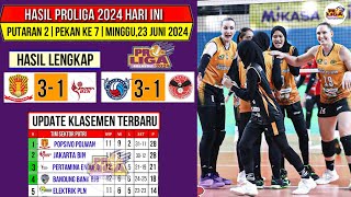 Hasil Proliga 2024 Hari iniPOPSIVO VS JAKARTA BINKlasemen ProligaJadwal Final Four Proliga 2024 [upl. by Daub]