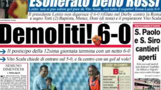 RomaLazio Corriere dello Sport dopo il derby [upl. by Saylor]