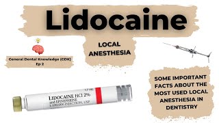 The Lidocaine local anesthetic [upl. by Ecenahs]