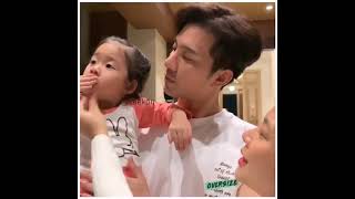 Hsu thassapak bie kpn and his wife saying goodbye to her daughter😍 So cute [upl. by Arytal]