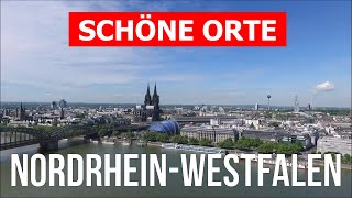 Reise nach NordrheinWestfalen Deutschland  Städte Tourismus Urlaub Touren  Drohne 4k Video [upl. by Auria395]