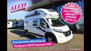 KNAUS BoxLife Pro Lifetime XL 2024  Alco Wohnmobile [upl. by Porte]