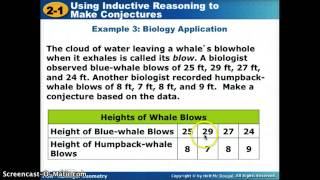 21 Using Inductive Reasoning to Make Conjectures [upl. by Colwell]