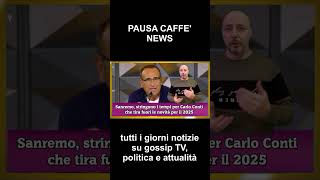 Sanremo stringono i tempi per Carlo Conti che tira fuori le novità per il 2025 [upl. by Belayneh373]