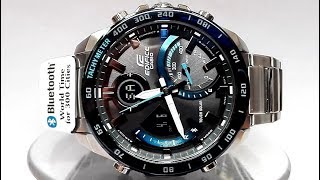 Casio Edifice ECB900DB1B Bluetooth Solar powered watch module 5582 2019 [upl. by Larsen]