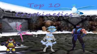 ❄️ Top 10 Video Game Cryokinetics🥶 [upl. by Chaunce]