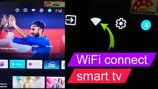 smart TV mein WiFi connect kaise karate  How to connect WiFi to Smart TV [upl. by Caraviello399]