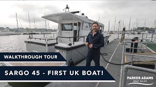 Sargo 45 Walkthrough of the first UK Boat prior to handover What a monster of a boat amp Yacht Tour [upl. by Alekahs]