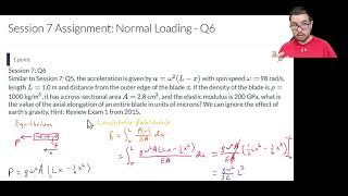 Total Axial Displacement of a Spinning Blade with Constant Angular Velocity [upl. by Drusie694]