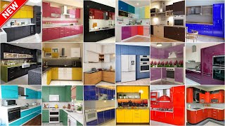 100 Top Modular Kitchen Cabinet Colour Combination Design Ideas 2024  Part 2 [upl. by Lirrad484]