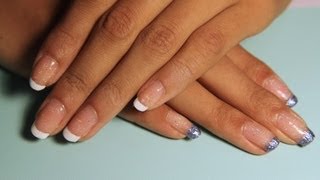 How to give yourself a french manicure with scotch tape and a penny [upl. by Inaoj]