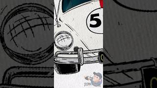 Live Drawing No 78 Herbie The Love Bug [upl. by Gram614]