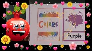 Nursery LKG UKG 1ST CLASS కలర్స్ పేర్లు Colors learning  Colours learning for Kids [upl. by Madeleine]