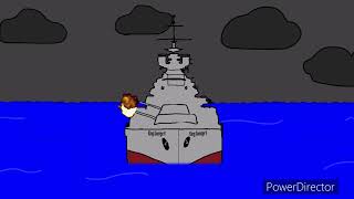 Sabaton Bismarck  KMS Bismarck Sinking PowerDirector Animation [upl. by Enrika]