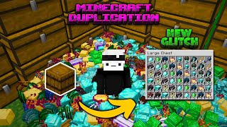 Minecraft Duplication glitch 121  Easiest Duplication 116 [upl. by Cavanaugh]