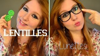 Lentilles ou lunettes Avantagesinconvénients  je vous dis tout [upl. by Kamaria]