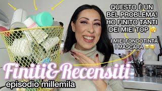 FINITI amp RECENSITI  30 PRODOTTI EMPTIES MAKEUP E SKINCARE [upl. by Varuag]