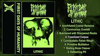 First Days Of Humanity  Lithic FULL EP 2022  Goregrind [upl. by Cole]