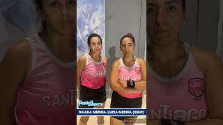 Daiana Medina y Lucia Medina nos dieron sus sensaciones tras el juego entre SEHC y CA Estrella Roja [upl. by Hatch730]