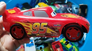 Cars Jump In Water  Pixar Cars Toys [upl. by Notreve479]