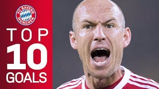 Arjen Robbens best goals for FC Bayern [upl. by Ayrolg]