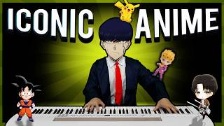 11 MOST ICONIC ANIME SONGS ON PIANO [upl. by Ahsiakal674]