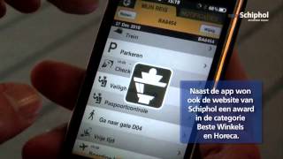 Awards voor Schiphol app en website [upl. by Attaynik]