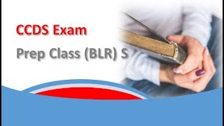 CCDS Exam Prep Class BLRS [upl. by Akinej110]