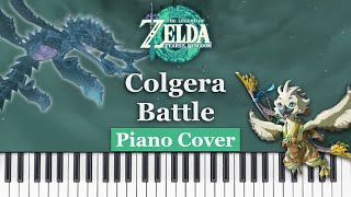 Colgera Battle FULL  The Legend of Zelda Tears of the Kingdom  Piano Cover [upl. by Suzi565]