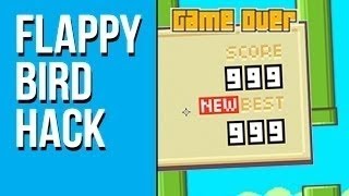 FLAPPY BIRD HACK  CHEAT [upl. by Aziul]