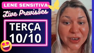 LENE SENSITIVA LIVE PREVISÕES TERÇA 101023 ❤️🙏 [upl. by Ttelrahc]