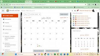 Calendario de actividades en Moodle [upl. by Otreblasiul742]