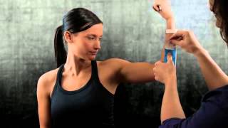 Golfers Elbow Taping Instructions using Strength Tape Kinesiology Tape [upl. by Uyerta197]