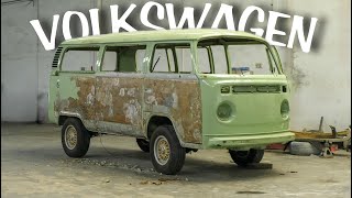 Restoration and Repaint 1977 Volkswagen Bus  Indonesia [upl. by Terhune]