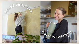 VLOG lets do some house projects and attempt lime washing [upl. by Angle]