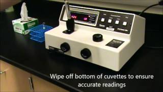 How To Use A Spectrophotometer [upl. by Labotsirhc]