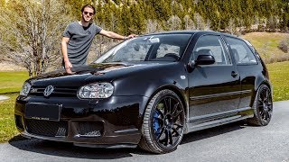 VW Golf 4 R32  Mr X zeigt uns sein Tuning Projekt  Daniel Abt [upl. by Bran916]