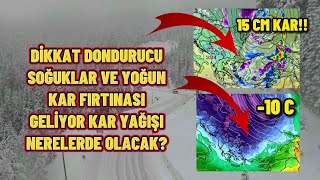 2627 Kasımda yoğun kar yağışı ve tipi geliyor Kar hangi şehirlere geliyor [upl. by Aya383]