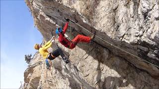 Ice Climbing Ecrins 2017 Dry Tooling [upl. by Enelyahs]