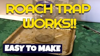 How to make a 1 Roach trap and end your bug problems for good [upl. by Joby]