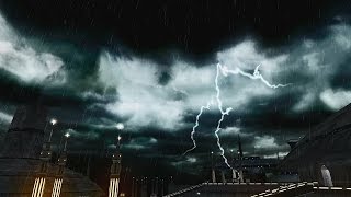 Star Wars Battlefront 2 – Kamino Ambience Thunderstorm Sounds White Noise Relaxation [upl. by Yarw]