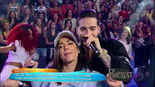 Anitta e Maluma cantam o sucesso ‘Sim ou Não’ [upl. by Gipps]