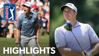 Every shot from WILD playoff  Will Zalatoris wins FedEx St Jude Championship  2022 [upl. by Llerrahs]